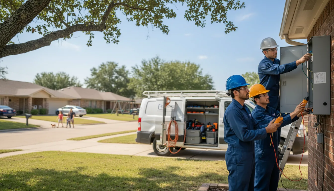 Certified electrician providing emergency electrical services in Brownsburg, IN